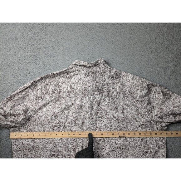 Wrangler Retro Premium Shirt Mens XXL Long Sleeve Button All Over Print - Picture 7 of 11